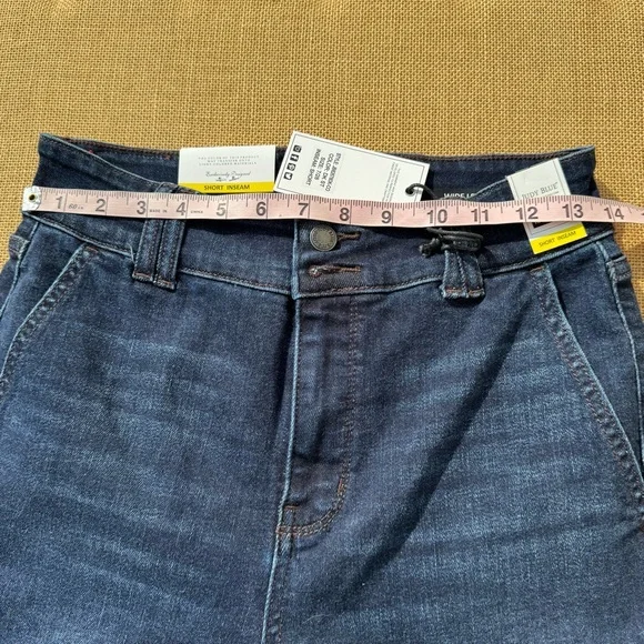 Judy Blue High Rise Wide-Leg Dark Blue Denim Jeans Size 7/28 - Picture 7 of 11